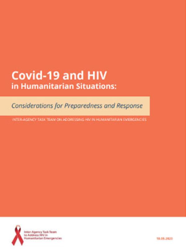 COVID-19 and HIV in Humanitarian Situations